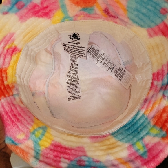 Disney spirit jersey Colorful Bucket Hat fuzzy fun bright One Size Walt Disney - Picture 8 of 8